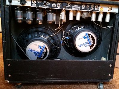 Back of the amplifier.