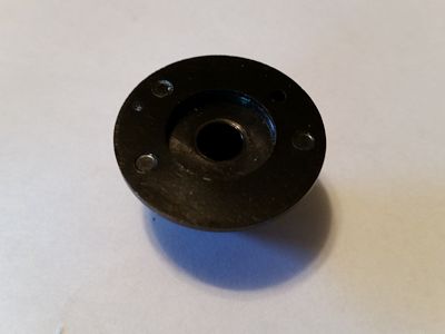 Back of the knob most damaged.