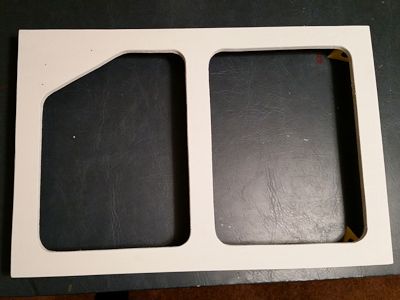 Sanded and Primed Speaker Grille Frame.