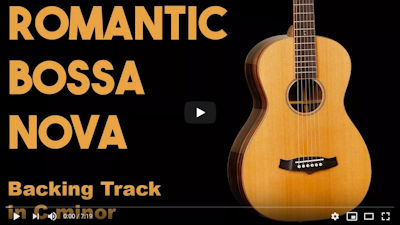 Romantic Bossa Nova Backing Track in Cm. By Sebastien Zunino