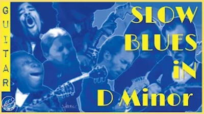 Slow Blues Backing Track in Dm. By Artmant Studios