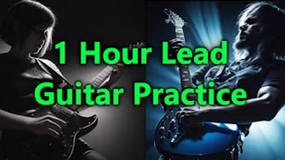 1 Hour of Lead Guitar Practice (Backing Track Compilation). By JRSMusicProductions