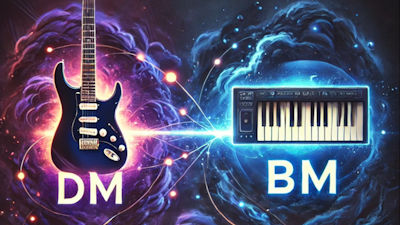 Dm to Bm Backing Track. By Lorenzo Salucci