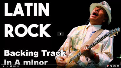 Latin Rock Backing Track in Am. By Sebastien Zunino