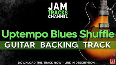 Uptempo Blues Shuffle Jam in A. By JamTracksChannel