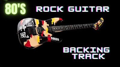 80's Rock Guitar Backing Track Em - 120 bpm. By Andrea Maccianti