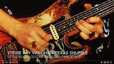 Stevie Ray Vaughan Style Texas Shuffle Blues in E. By Steve Kay