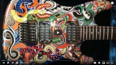 Satriani Style Backing Track in D minor. By Sebastien Zunino