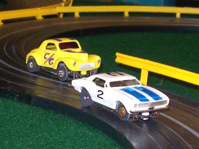 Willy's Gasser and Camaro