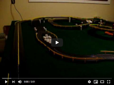 Aurora Slot Car Race Video #1