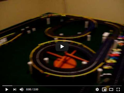Aurora Slot Car Race Video #3