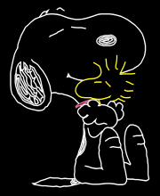 Snoopy and Woodstock