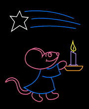 Mouse with Candle