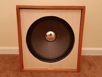 Test fitting the plywood in the cabinet.