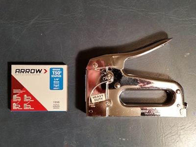 ARROW T50 Staple gun with ¼" Staples
