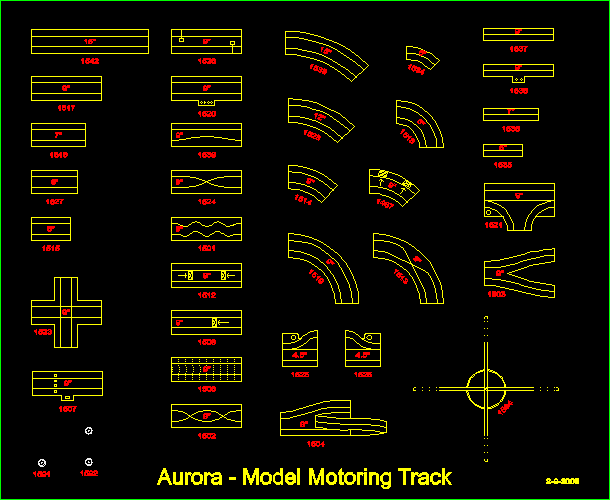 Aurora Track Parts