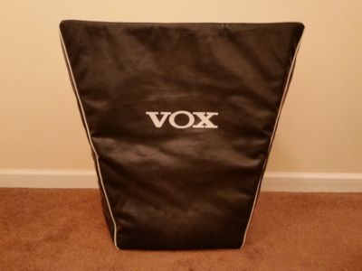 Front of amplifier in the cover.