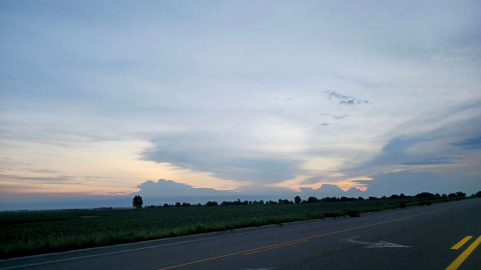 Cloudy Sunrise. By Zack Campbell