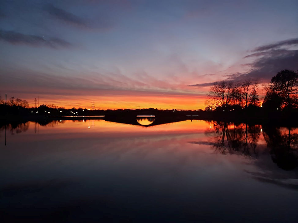 Sunset at Miller Park. By Zack Campbell