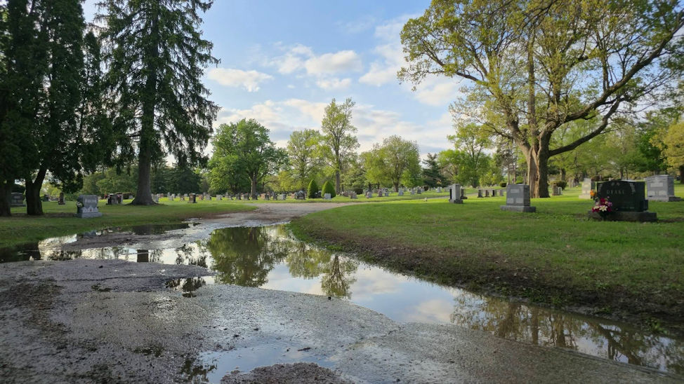 Feeling chill at Park Hill Cemetery! By Zack Campbell
